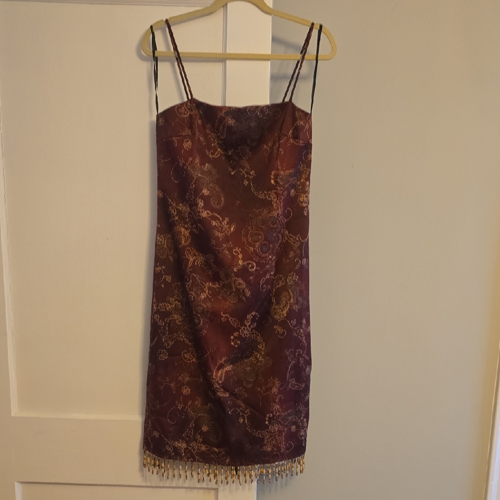 Rampage Purple and Gold Dress